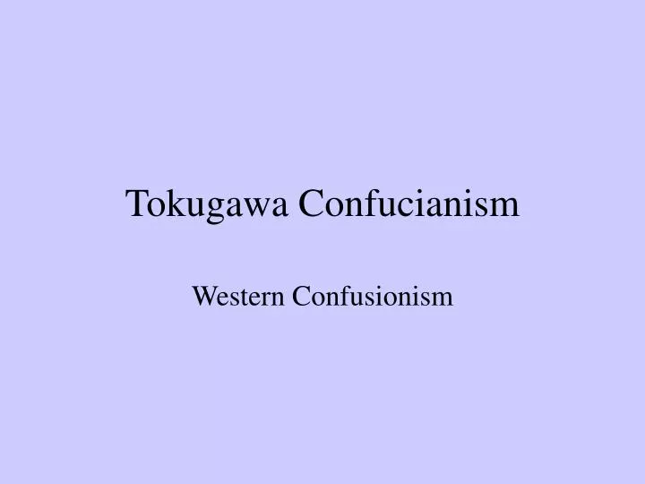 tokugawa confucianism