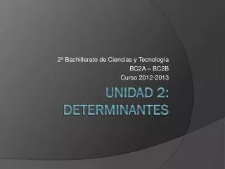 2 bachillerato de ciencias y tecnolog a bc2a bc2b curso 2012 2013