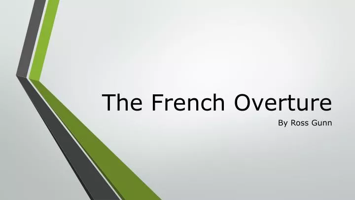 the french overture