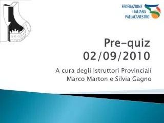 pre quiz 02 09 2010