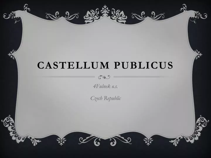 castellum publicus