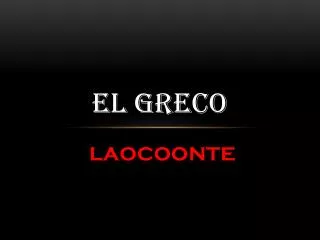 el greco