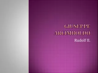 giuseppe arcimboldo