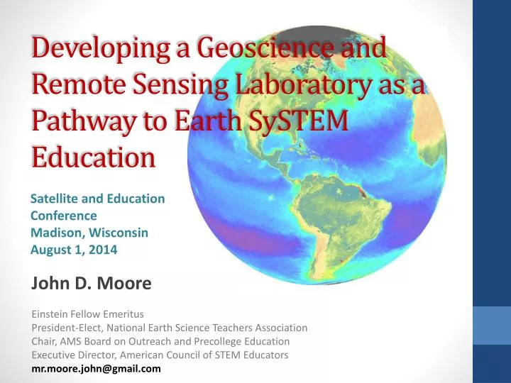 developing a geoscience and remote sensing laboratory as a pathway to earth system education