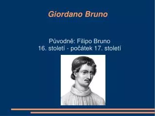 giordano bruno
