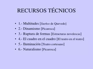 recursos t cnicos