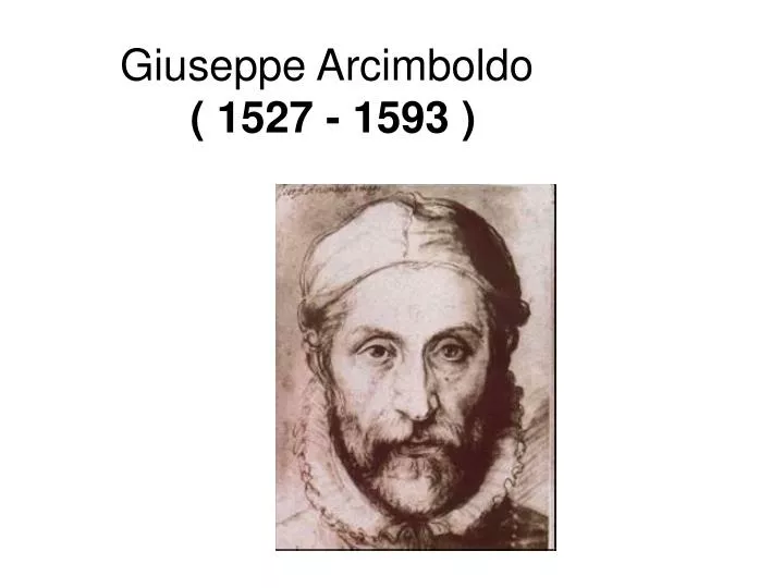 giuseppe arcimboldo 1527 1593