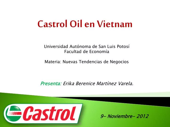 castrol oil en vietnam