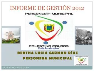 informe de gesti n 2012