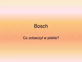 bosch