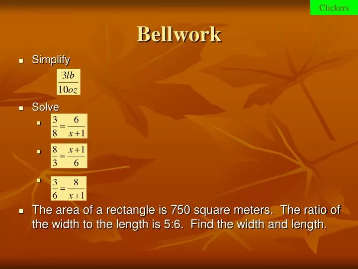 bellwork