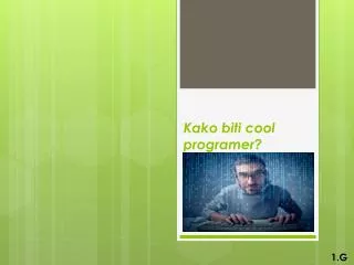 kako biti cool programer