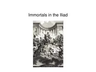 Immortals in the Iliad