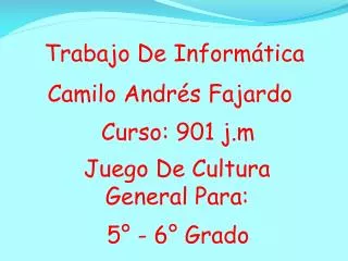 trabajo de inform tica
