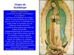 Virgen de Guadalupe - slide 1