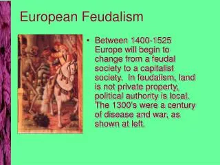 European Feudalism