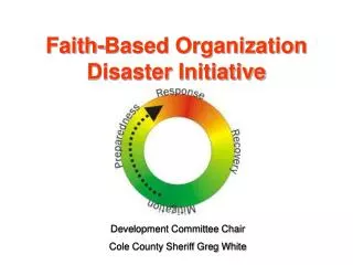 Faith-Based Organization Disaster Initiative