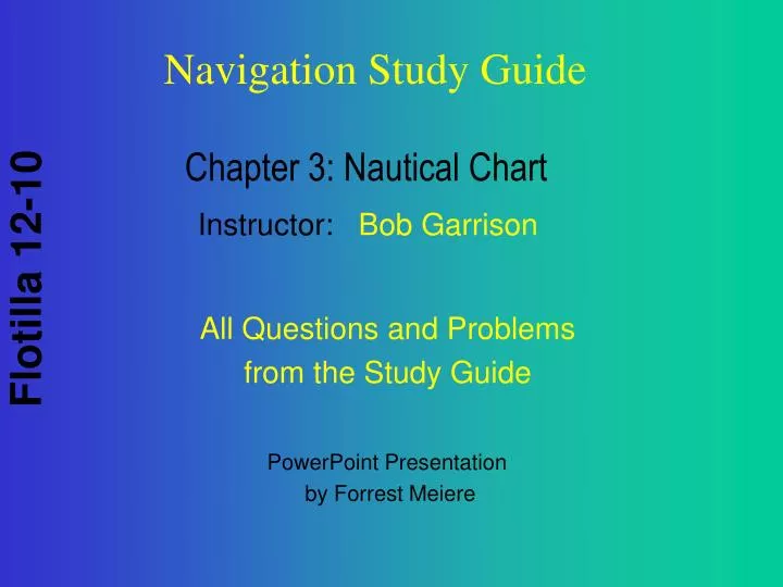 chapter 3 nautical chart