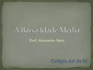 prof alexandre neto