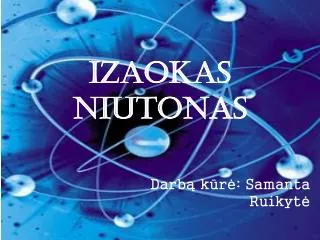 izaokas niutonas