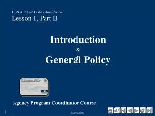 DON AIR Card Certification Course Lesson 1, Part II