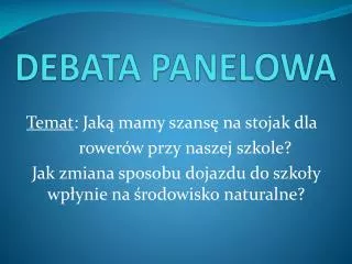 d ebata panelowa