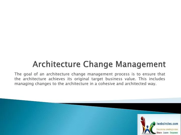 architecture change management