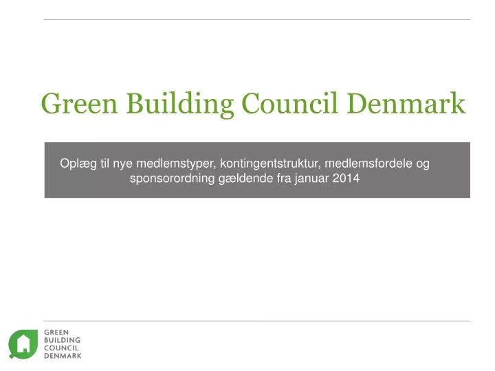 green building council denmark