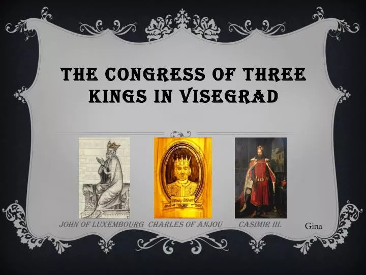 the congress of three kings in visegrad