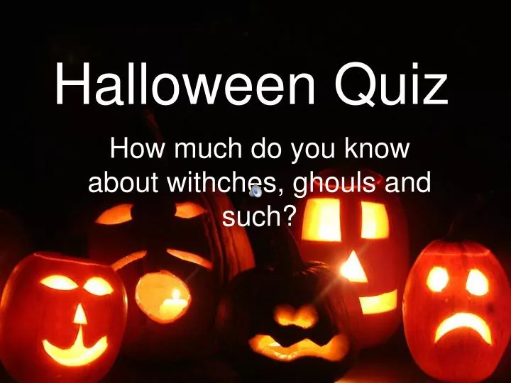 halloween quiz