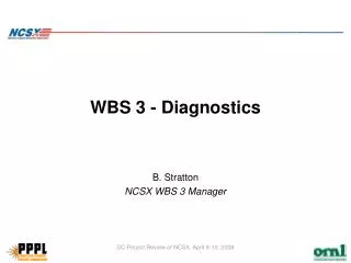 WBS 3 - Diagnostics
