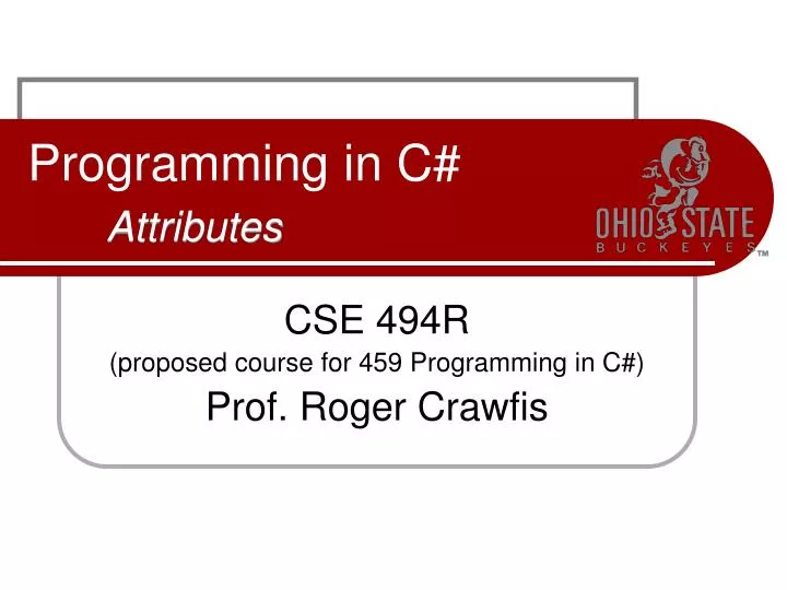 programming in c attributes