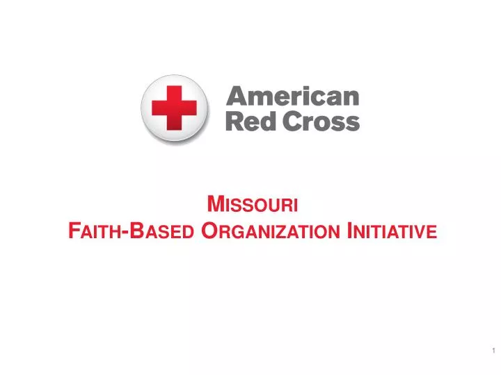 missouri faith based organization initiative