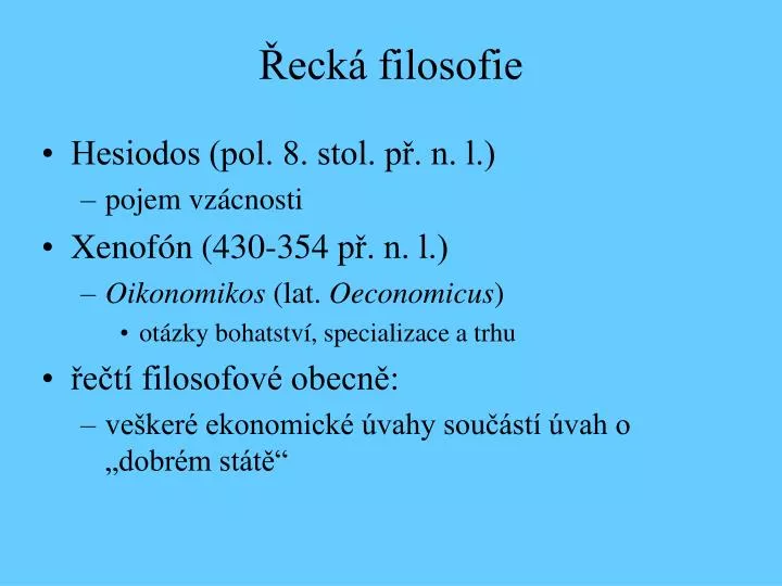 eck filosofie