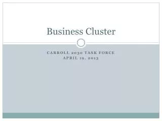 Business Cluster