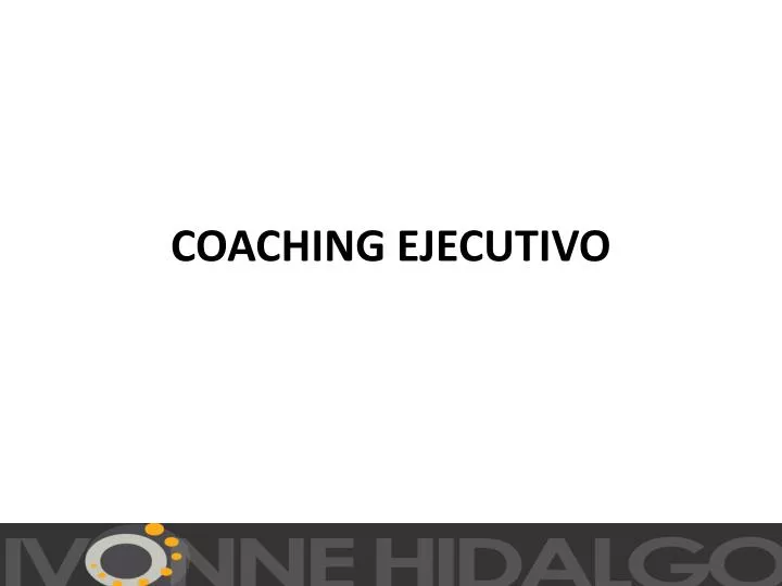 coaching ejecutivo