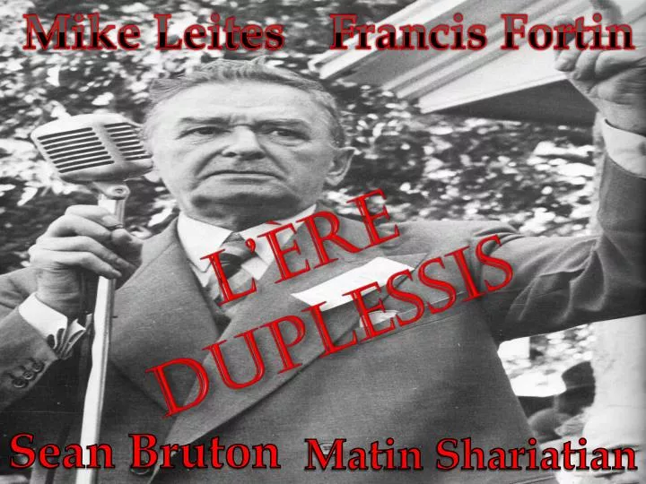 l re duplessis