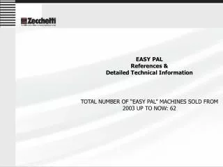 EASY PAL References &amp; Detailed Technical Information