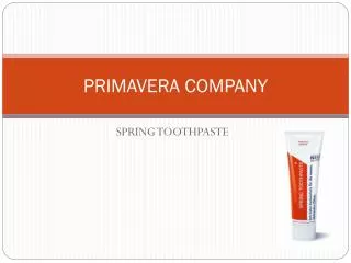 PRIMAVERA COMPANY