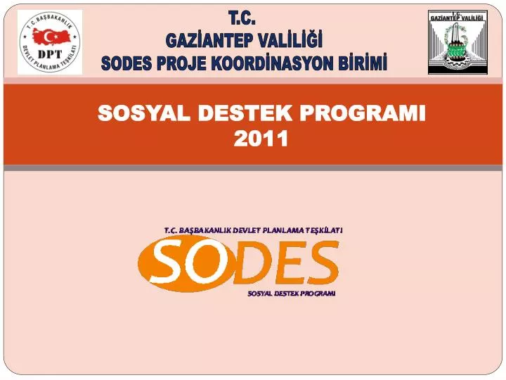sosyal destek programi 2011