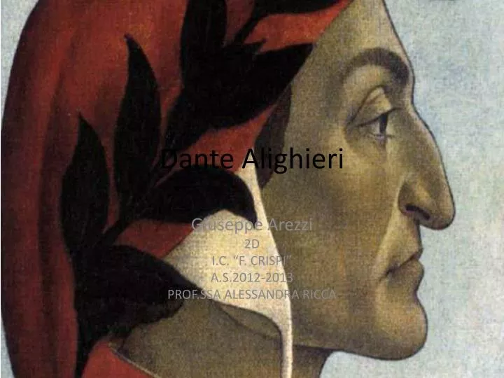 dante alighieri