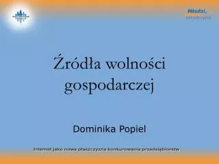 r d a wolno ci gospodarczej