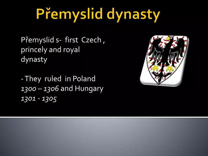 p emyslid dynasty