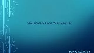 sigurnost na internetu