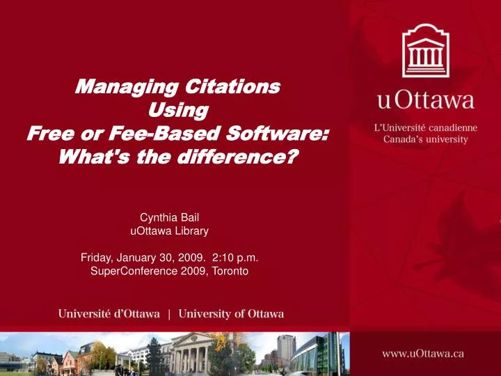managing citations using free or fee based software what s the difference