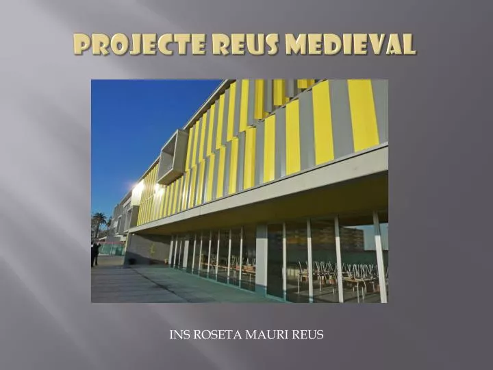 projecte reus medieval