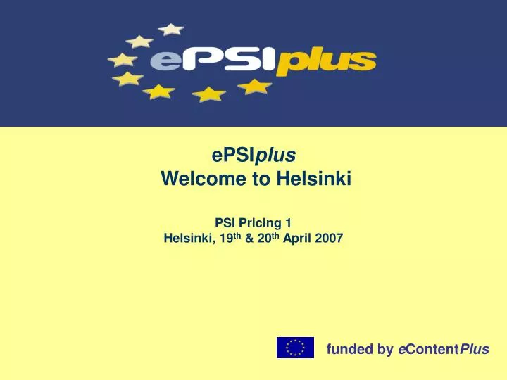 epsi plus welcome to helsinki