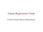 Linear Regression t-Tests - slide 1