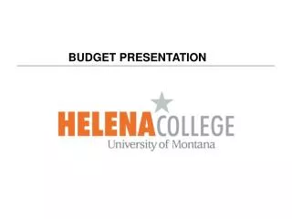 budget presentation