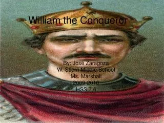 William the Conqueror